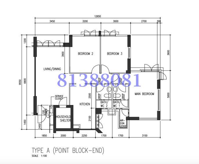 Blk 466C Sembawang Drive (Sembawang), HDB 4 Rooms #168131102